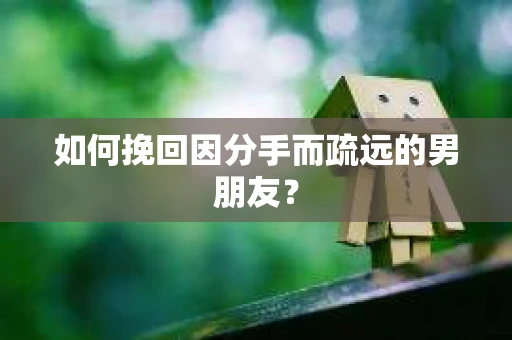 如何挽回因分手而疏远的男朋友？