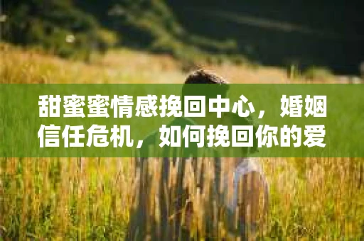甜蜜蜜情感挽回中心，婚姻信任危机，如何挽回你的爱情？